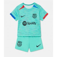 Barcelona 3rd trikot Kinder 2023-24 Kurzarm (+ Kurze Hosen)